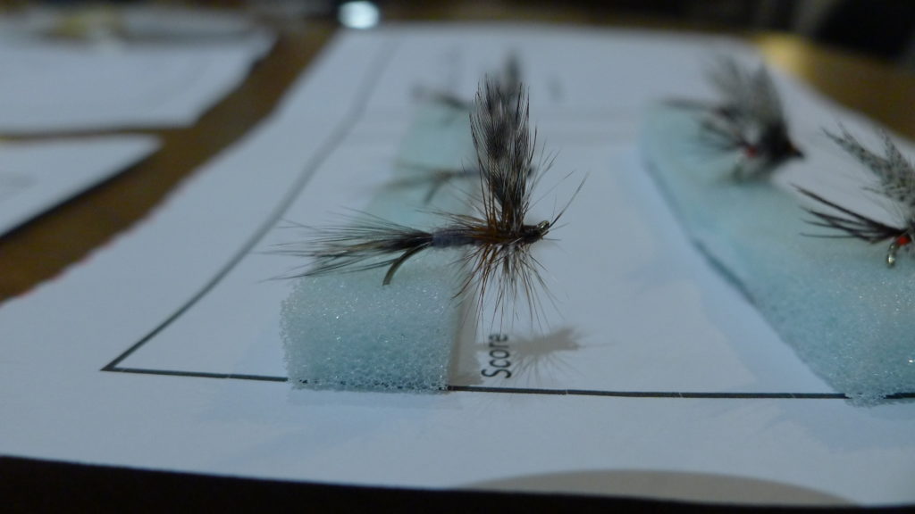 Fly tying competition Potteries Fly Tying Club